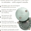 Anti-Aging-Gesichtsmassagegerät zur Hautstraffung, grün