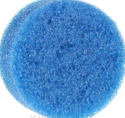 Anti-Cellulite Badeschwamm rund blau