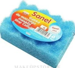 Anti-Cellulite-Körpermassageschwamm blau