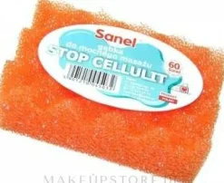 Anti-Cellulite-Körpermassageschwamm orange