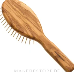 Antistatische Haarbürste aus Olivenholz