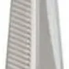 Augenbrauenpinzette gerade 7.5 cm Chirurgenstahl silbern