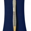 Augenbrauenpinzette schräg golden Länge 9 cm