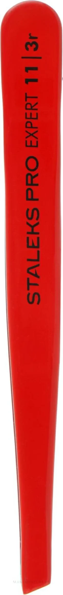 Augenbrauenpinzette TE-11/3r rot