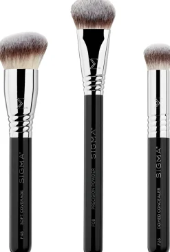 Augen-Make-up-Pinselset, 3 Stück