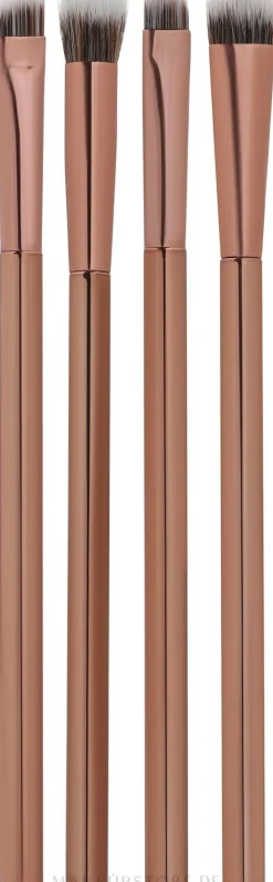 Augen-Make-up-Pinsel-Set Kupfergold