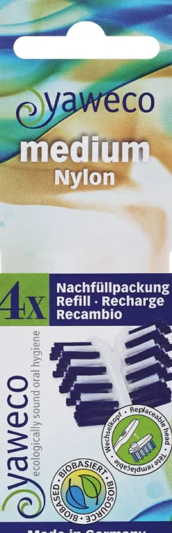 Austauschbare Zahnbürstenköpfe mittel 4 St.