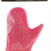 Bade- Massagehandschuh 6021 himbeerrot-grün