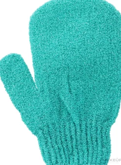 Bade- und Massagehandschuh, türkis