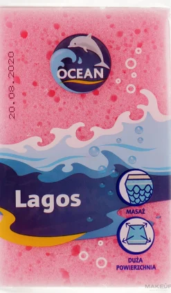 Bade- und Massageschwamm Lagos, rosa
