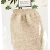 Badehandschuh aus Hanf und Flachs
