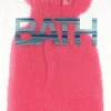 Badehandschuh neon pink