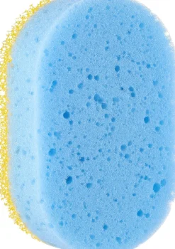 Badeschwamm 30451, blau-gelb