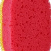 Badeschwamm 30451, pink-gelb