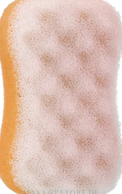 Badeschwamm 6019 weiß-orange