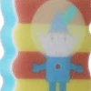 Badeschwamm für Kinder Ben und Holly blau mit gelb-orange