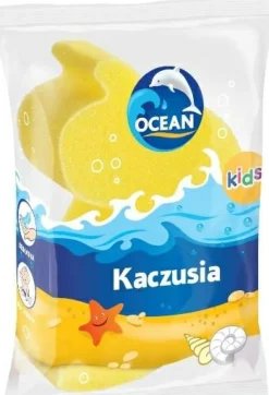 Badeschwamm für Kinder Entchen, gelb