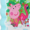 Badeschwamm für Kinder Peppa Pig Peppa und Flamingo blau