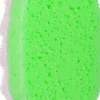 Badeschwamm oval grün