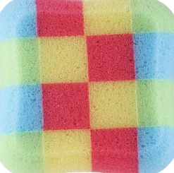 Badeschwamm „Quadrat“ 30482, bunt 2