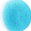 Badeschwamm rund weiß-blau