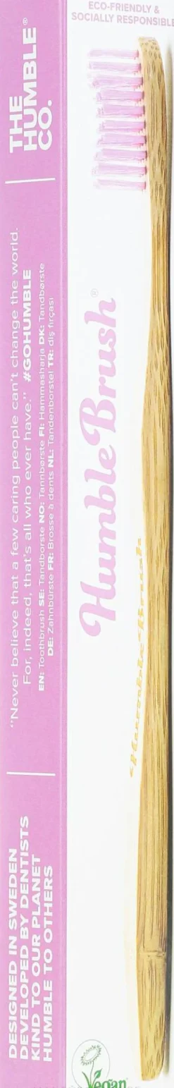 Bambuszahnbürste weich rosa