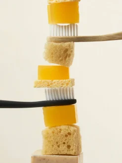 Bambuszahnbürste weich weiß