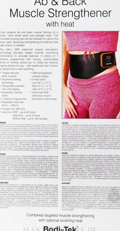 Bauch- und Rückengürtel mit Heizeffekt
