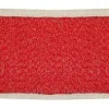 Baumwollwaschlappen für Gesicht und Körper, rot