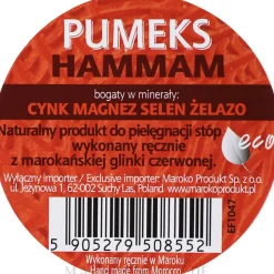 Bimsstein aus rotem marokkanischem Ton