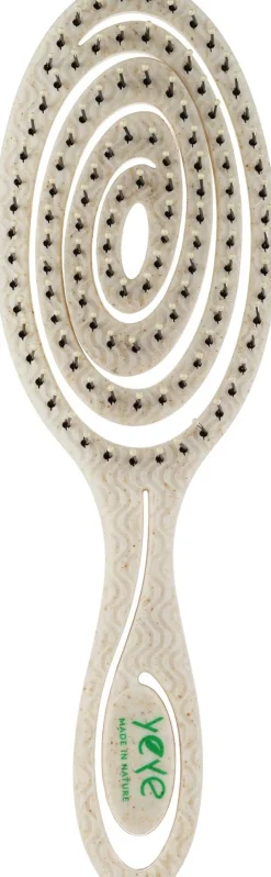 Biologisch abbaubare Haarbürste, beige