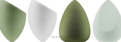 Blenderschwamm 4 St. oliv + grau