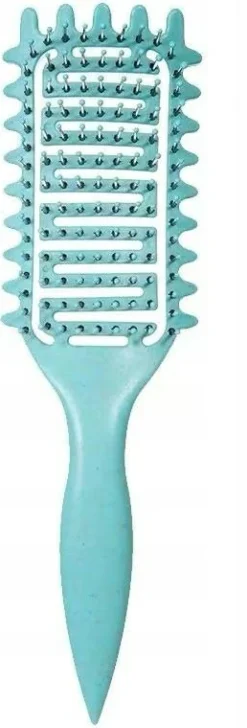 Bürste für lockiges Haar, blau