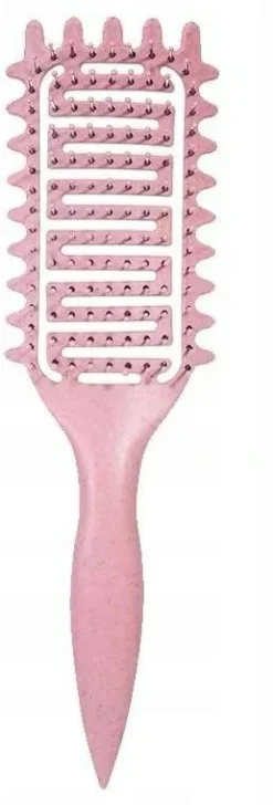 Bürste für lockiges Haar, rosa