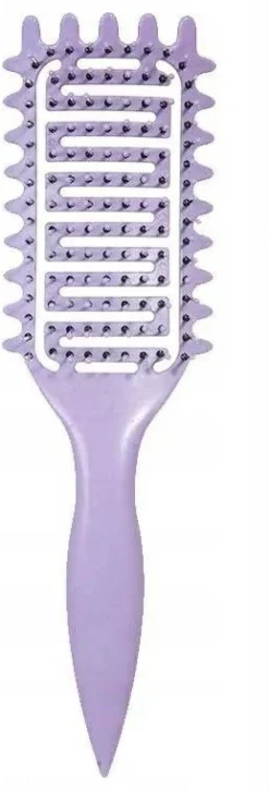 Bürste für lockiges Haar, violett