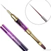 Doppelendiger Pinsel zum Auftragen von Verzierungen und Gel 2 in 1, Nr. 11