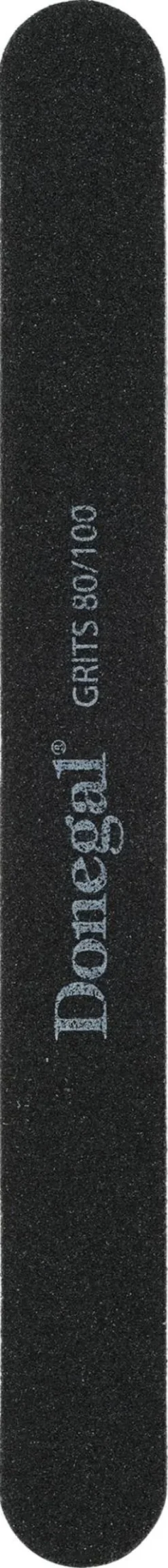 Doppelseitige Nagelfeile 80/100, 17,8 cm, 2050, schwarz
