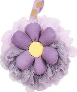 Duschschwamm Blume, GB14FIO, Violett, XL