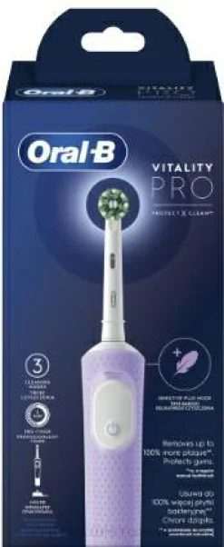 Elektrische Zahnbürste violett