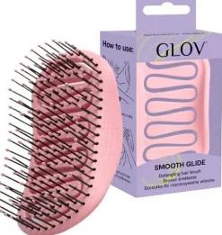 Entwirrungsbürste für Haare, rosa