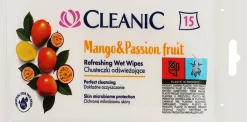Erfrischende Feuchttücher „Mango und Passionsfrucht“