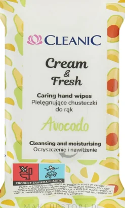 Erfrischende Feuchttücher Avocado