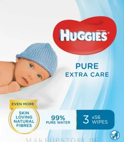 Feuchttücher für Babys Pure Extra Care 2+1, 3x56 St.