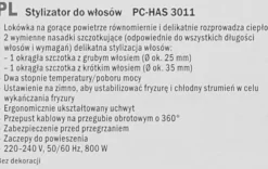 Föhnbürste PC-HAS 3011 schwarz