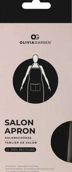 Friseur Bademantel schwarz