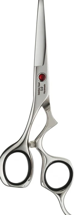 Friseurschere mit schwarzem Etui