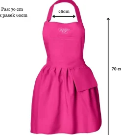 Friseurschürze, Fuchsia