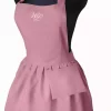 Friseurschürze, rosa