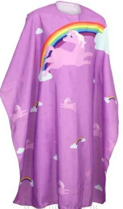 Friseurumhang rosa Einhorn