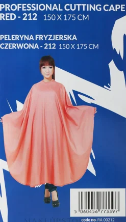 Friseurumhang 150x175 cm orange